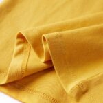 Detské tričko s dlhými rukávmi tmavookrové 128 – Obrázok 6