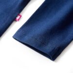 Detské tričko s dlhými rukávmi námornícke modré 128 – Obrázok 7