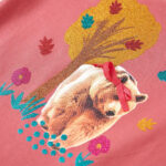 Detské tričko s dlhými rukávmi staroružové 128 – Obrázok 4