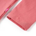 Detské tričko s dlhými rukávmi staroružové 128 – Obrázok 5