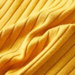 Detské tričko dlhý rukáv rebrovaný úplet tmavo okrové 116 – Obrázok 7