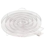 vidaXL Generátor studeného dymu okrúhly 33,5 cm nehrdzavejúca oceľ – Obrázok 3