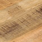 vidaXL Stolová doska Ø 50x1,5 cm okrúhla masívny surový mangovník – Obrázok 7