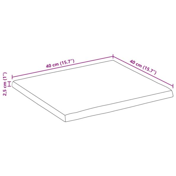 VXL8721012094291_g_en_hd_8.jpg vidaXL Stolová doska 40x40x2,5 cm Live Edge z masívneho dreva Mango – Obrázok 9