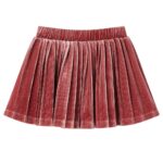 Detská plisovaná sukňa stredne tmavý odtieň ružovej 116 – Obrázok 2