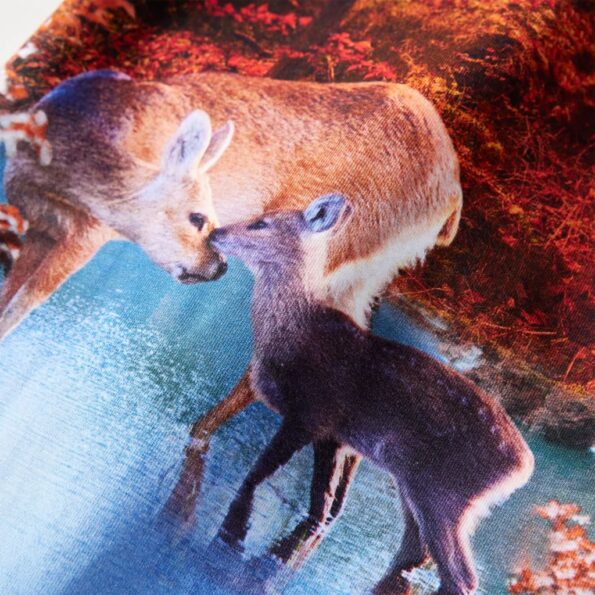 Detské šaty s dlhými rukávmi staroružové 116 – Obrázok 4