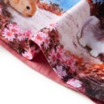 Detské šaty s dlhými rukávmi staroružové 116 – Obrázok 5