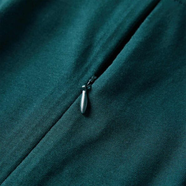 Detské šaty s dlhými rukávmi tmavozelené 104 – Obrázok 6