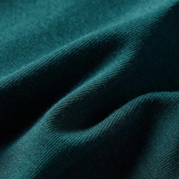 Detské šaty s dlhými rukávmi tmavozelené 104 – Obrázok 7