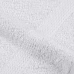 VidaXL 6 dielna sada uterákov "FROGN" biela 100% bavlna – Obrázok 7