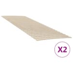 vidaXL Lamelové rošty so 48 lamelami 2 ks 80x200 cm