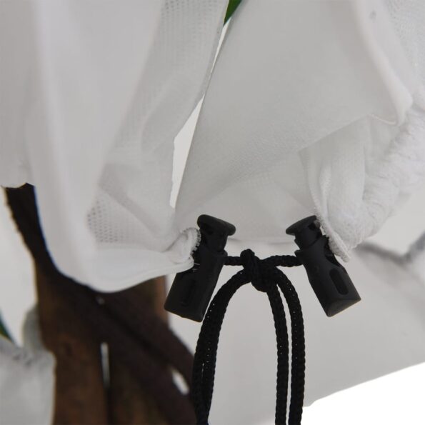 vidaXL Flísové kryty na rastliny so zipsom 2 ks 70 g/m² 1x1,55 m – Obrázok 7