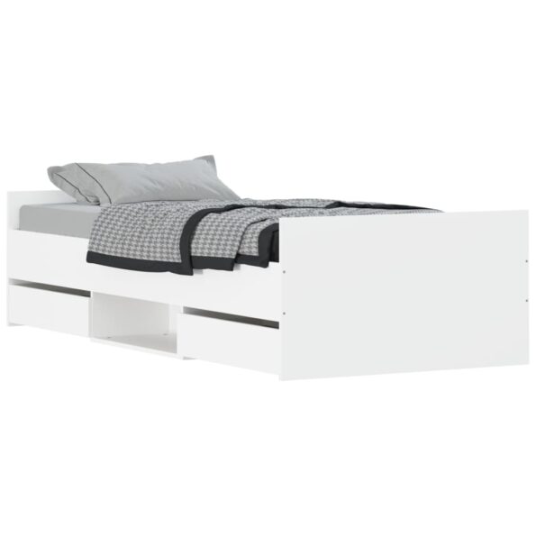 VXL8721012157668_a_en_hd_1.jpg vidaXL Posteľný rám s predným a zadným čelom, biely 90x190 cm – Obrázok 2