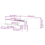 vidaXL Posteľný rám s predným a zadným čelom, biely 90x190 cm – Obrázok 11