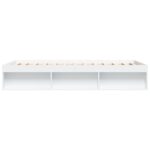 vidaXL Rám postele biely 150x200 cm king size – Obrázok 7