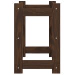 vidaXL Stojan na víno na 12 fliaš hnedý masívna borovica – Obrázok 4