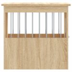 vidaXL Nábytková prepravka pre psa dub sonoma 45x62x59 cm kompoz.drevo – Obrázok 8