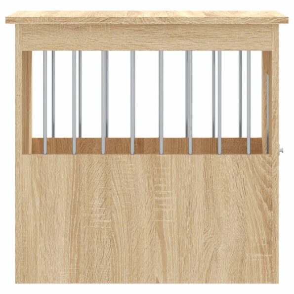 vidaXL Nábytková prepravka pre psa dub sonoma 45x62x59 cm kompoz.drevo – Obrázok 8