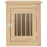 vidaXL Nábytková prepravka pre psa dub sonoma 55x75x65 cm kompoz.drevo – Obrázok 7