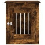 vidaXL Nábytková prepravka pre psa dymový dub 55x75x65 cm kompoz.drevo – Obrázok 7