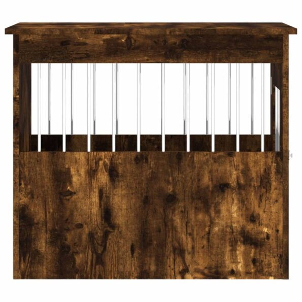 vidaXL Nábytková prepravka pre psa dymový dub 55x75x65 cm kompoz.drevo – Obrázok 8