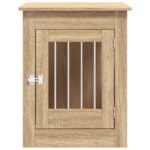 vidaXL Nábytková prepravka pre psa dub sonoma 55x80x68 cm kompoz.drevo – Obrázok 7