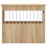 vidaXL Nábytková prepravka pre psa dub sonoma 55x80x68 cm kompoz.drevo – Obrázok 8