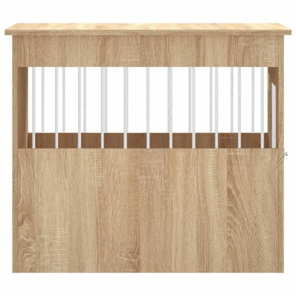 vidaXL Nábytková prepravka pre psa dub sonoma 55x80x68 cm kompoz.drevo – Obrázok 8