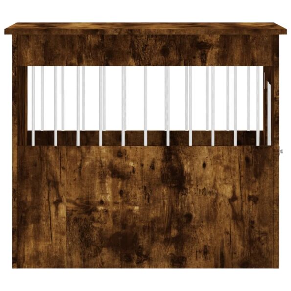 vidaXL Nábytková prepravka pre psa dymový dub 55x80x68 cm kompoz.drevo – Obrázok 8