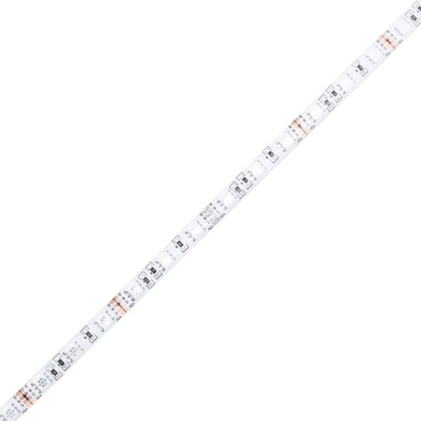 vidaXL Posteľný rám s čelom a LED dymový dub 140x190 cm – Obrázok 12