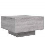 vidaXL Konferenčný stolík sivý sonoma 55x55x31 cm kompozitné drevo – Obrázok 2
