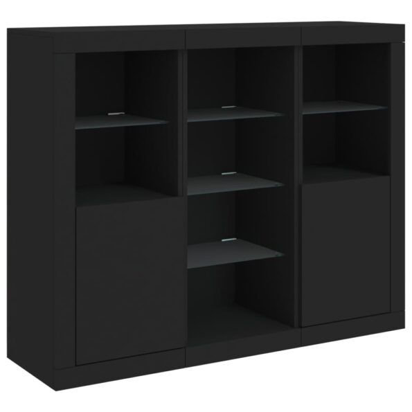 VXL8721012261075_g_en_hd_3.jpg vidaXL Komody s LED svetlami 3 ks čierne kompozitné drevo – Obrázok 5