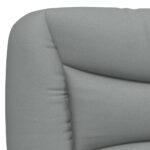 vidaXL Vankúš na čelo postele bledosivý 100 cm látka – Obrázok 8