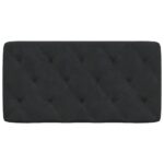 vidaXL Vankúš na čelo postele čierny 100 cm zamat – Obrázok 5