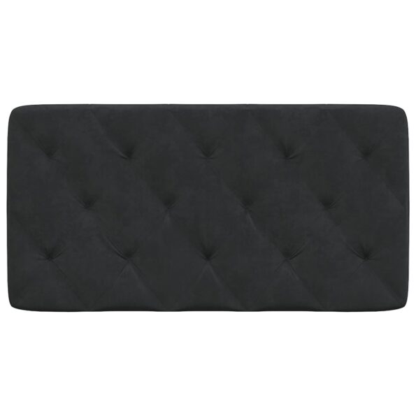 vidaXL Vankúš na čelo postele čierny 100 cm zamat – Obrázok 5