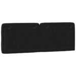 vidaXL Panel na čelo postele čierny 120 cm zamat – Obrázok 7