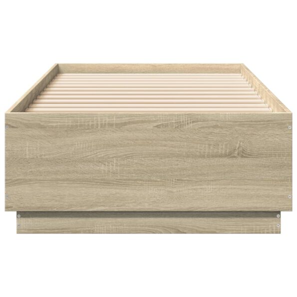VXL8721012273696_g_en_hd_4.jpg vidaXL Posteľný rám s LED svetlami dub sonoma 90x200 cm kompoz. drevo – Obrázok 6