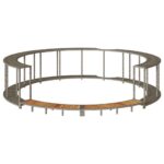 Okolie vírivky vidaXL s úložným priestorom a dreveným stupňovitým – Obrázok 5