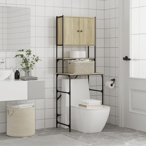 vidaXL Skrinka na práčku dub sonoma 68x48,5x194 cm – Obrázok 4