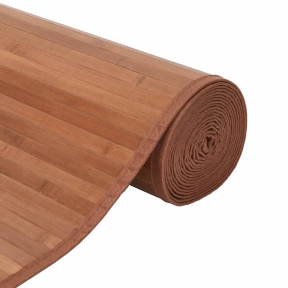 vidaXL Koberec obdĺžnikový hnedý 60x400 cm bambus – Obrázok 4