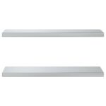 vidaXL Nástenné police 2 ks 75x23,5x3 cm strieborné nehrdzavejúca oceľ – Obrázok 5