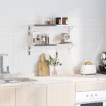 vidaXL Držiaky políc 4 ks 23,5x2,5x15,5 cm strieborná nerezová oceľ – Obrázok 3