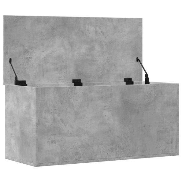 vidaXL Úložný box betónovosivý 100x42x46 cm kompozitné drevo – Obrázok 7