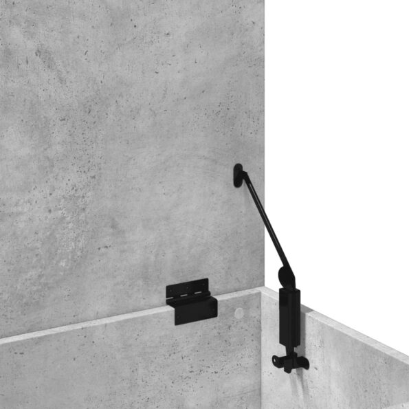 vidaXL Úložný box betónovosivý 100x42x46 cm kompozitné drevo – Obrázok 9