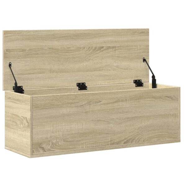 vidaXL Úložný box dub sonoma 102x35x35 cm kompozitné drevo – Obrázok 7