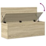 vidaXL Úložný box dub sonoma 102x35x35 cm kompozitné drevo – Obrázok 8