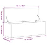 vidaXL Úložný box dub sonoma 102x35x35 cm kompozitné drevo – Obrázok 11