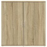 vidaXL Komody 2 ks dub sonoma 79x38x80 cm kompozitné drevo – Obrázok 5