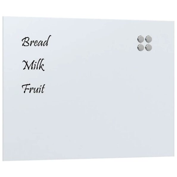 VXL8721102612619_a_en_hd_1.jpg vidaXL Nástenná magnetická tabuľa biela 80x60 cm tvrdené sklo – Obrázok 2