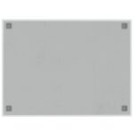 vidaXL Nástenná magnetická tabuľa biela 80x60 cm tvrdené sklo – Obrázok 4